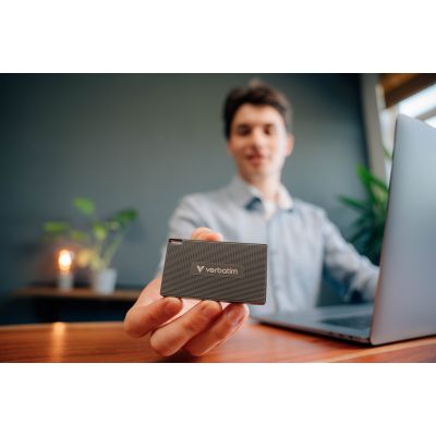 8. Verbatim 32031 Externe SSD 1 TB USB Typ-C USB 3.2 Gen 2x2 Grau