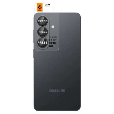2. Spigen Glas.Tr Ez Fit Optik Pro HD Kameraschutzhülle (2er-Pack) für Samsung Galaxy S26 – Schwarz