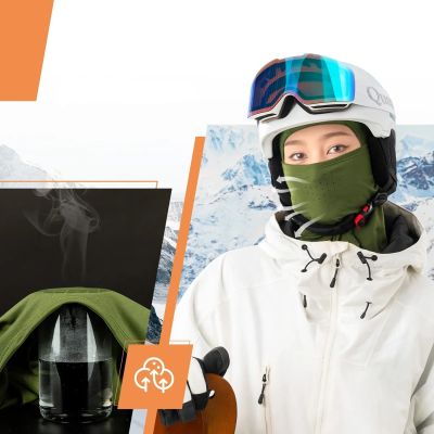 7. Qunature 13230023014 Ski-Sturmhaube Fahrrad-Motorrad-Sturmhaube Größe M - grün