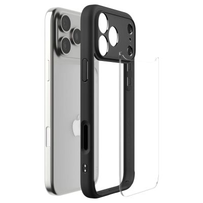 7. Spigen Ultra Hybrid Case für iPhone 17 Pro - Mattschwarz
