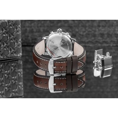 7. ZEPPELIN Graf Chronograph LZ 127 Herrenuhr + Box