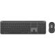 9. Logitech MK950 Signature Business Tastatur und Maus inklusive, Office RF Wireless + Bluetooth, QWERTZ, Deutsch, Graphit
