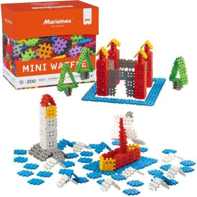 5. Marioinex Mini-Waffel-Bausteine, 200 Teile
