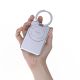 7. Dudao K28 10000 mAh PD 22,5 W MagSafe Powerbank mit Metallgehäuse und Ringständer - Silber