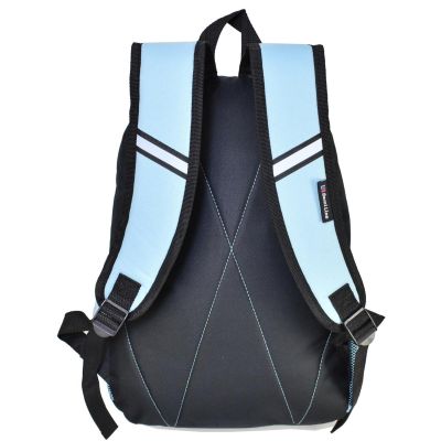 4. Jugendrucksack hellblau-schwarz SEMI LINE