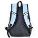 4. Jugendrucksack hellblau-schwarz SEMI LINE
