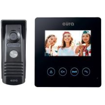 EURA VDP-52A3"ATIRA" Video-Türsprechanlage schwarz