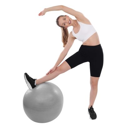 12. FITNESSBALL 75CM ANTIBRUSTGRAU