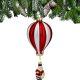 GLAS-CHRISTBAUMANHÄNGER IN BALLONFORM MIT WEIHNACHTSMANN – SASKA GIFT & DECOR