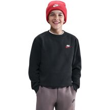 Nike Sportswear Club Fleece Kinder-Sweatshirt Schwarz FD3006 012 S