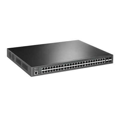 2. TP-Link JetStream TL-SG3452P Managed Network Switch L2/L3 Gigabit Ethernet (10/100/1000) PoE-Unterstützung 1 HE Schwarz