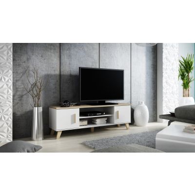 3. RTV LOTTA 160 2D2K Weiß + Sonoma Eiche