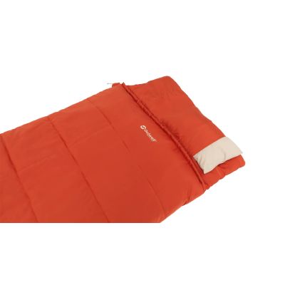 2. Outwell Contour Lux Rechteckiger Schlafsack für Erwachsene aus Polyester, Rot