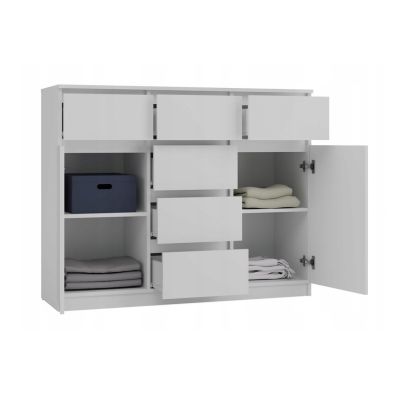 4. MALWA 2W6S SCHUBLADENKOMMODE WEISS