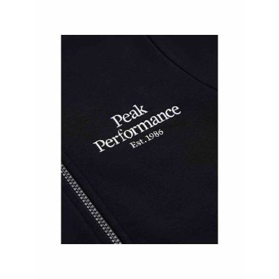 3. Peak Performance Jr Original Zip Hood schwarz
