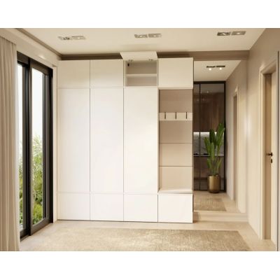 9. GARDEROBE HAGA IV 3SZ1W WEISS