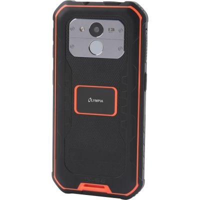 2. Olympia TREK Smartphone 14 cm (5,5 Zoll), Dual-SIM, Android 10.0, 4G, USB Typ-C, 3 GB RAM, 32 GB Speicher, 5000 mAh Akku – Orange