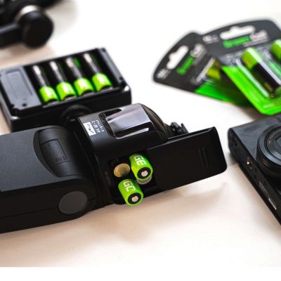 5. 16 wiederaufladbare AA-Batterien R6 2600mAh Ni-MH Green Cell