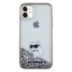 3. Karl Lagerfeld Liquid Glitter Choupette Hülle für iPhone 11 / Xr – transparent