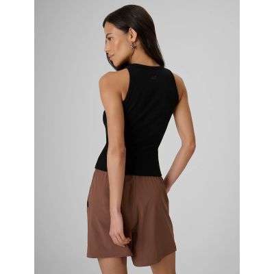 2. Schmal geschnittenes Damen-Rippstricktop 4F 4FRSS26TSLEF338-20S
