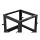 3. OFFENES RACK 19" 9U 600X600-1100 EINSTELLBAR SCHWARZ LANBERG