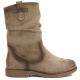 2. Gefütterte Damen-Ankle-Boots mit Rüschenoberteil, beige, M.Daszyńskie SA296-5