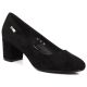 12. Sergio Leone W SK314D Wildleder Pumps mit Absatz Schwarz