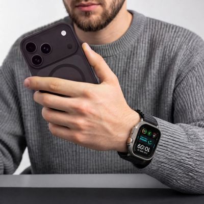 4. Tech-Protect Nylon Pro Armband für Apple Watch 44 / 45 / 46 / 49 mm – Schwarz
