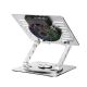 5. Wozinsky WDCX-X16-AS CoolBase RGB 360°-Kühlständer für Laptop und Tablet – Silber