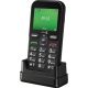 7. Doro Leva E10 6,1 cm (2,4") 118,9 g Schwarzes Handy für Senioren