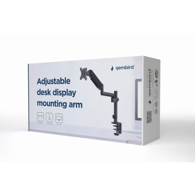 3. GEMBIRD Verstellbarer Tischmonitorarm/Halterung 17-32, VESA 100x100mm, bis zu 9 kg