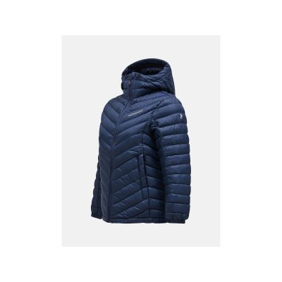2. Peak Performance W Frost Daunenjacke mit Kapuze Marineblau