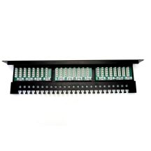 Patchpanel 19" DIGITUS DN-91524U-EC 24xRJ45 U/UTP k.5e 1U schwarze Führung