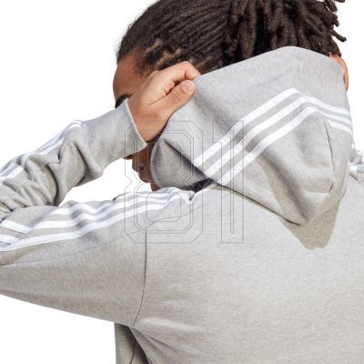 10. adidas Essentials French Terry 3-Streifen Full-Zip Hoodie M IC9833