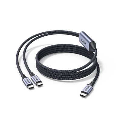 2. Ugreen 2-in-1 USB-C-Kabel – 2x USB-C PD 140W 2m – Schwarz