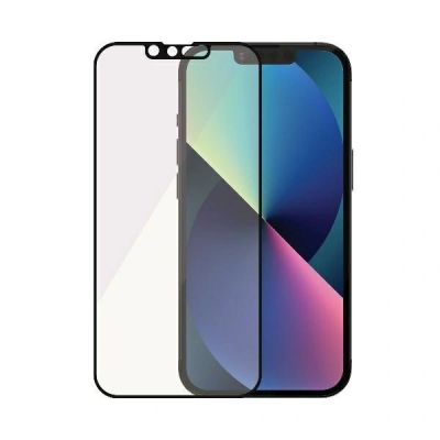 3. PanzerGlass E2E Anti-Blaulicht-Schutzglas für iPhone 13 / 13 Pro, hüllenkompatibel, antibakteriell, mikrorissbeständig – Schwarz