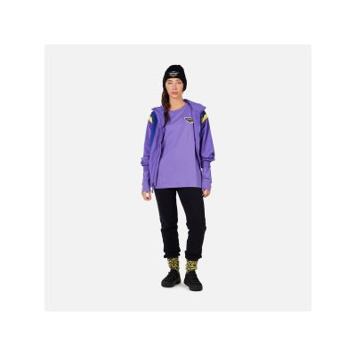 4. Unisex-T-Shirt ROSSIGNOL SUPER LS TEE lila
