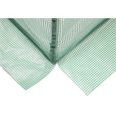 26. Gewächshaus-Gartentunnel mit zwei Eingängen für Tomaten und Gurken, 200 x 100 x 180 cm, grün