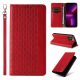 3. Magnet Strap Case iPhone 14 Pro Hülle mit Flip Wallet Mini Lanyard Ständer Rot