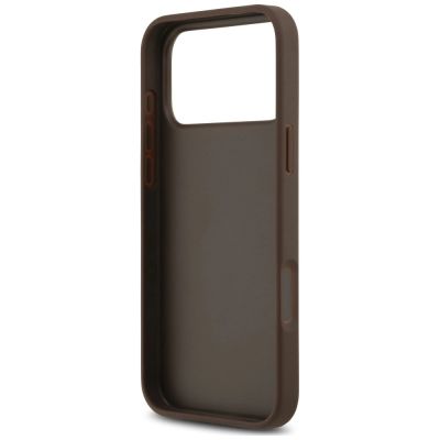 7. Guess 4G nauble Card Triangle Hülle für iPhone 18 Pro Max / 17 Pro Max – braun