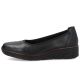 3. Rieker 53755-00 Damen-Keilschuhe aus Leder, bequem, schwarz