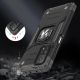 7. Wozinsky Ring Armor Tough Hybrid Case Cover + Magnethalter für Samsung Galaxy A03s schwarz