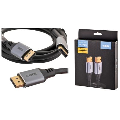 2. DisplayPort-Kabel 4K 60 Hz, vergoldeter Stecker, 3 m