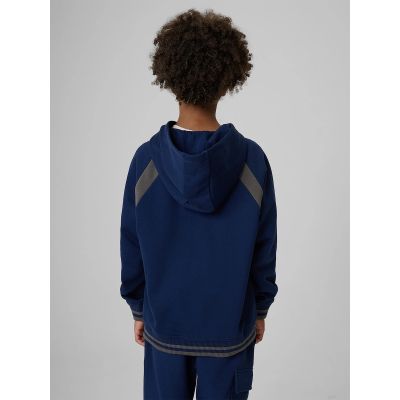 2. Jungen Loose-Fit-Sweatshirt mit Kapuze 4F 4FJRAW26TSWSM3193-31S
