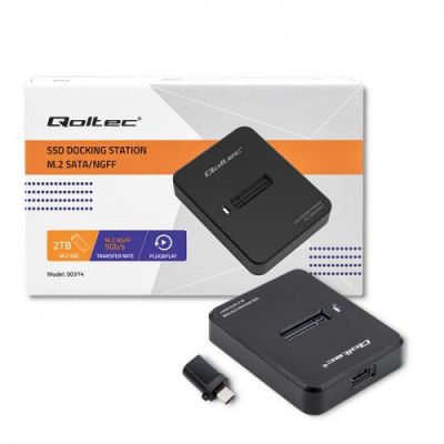9. QOLTEC M.2 SATA SSD Dockingstation | NGFF | USB 3.1
