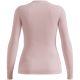 Odlo MERINO 200 BL TOP Langarm-Thermoshirt für Damen mit Rundhalsausschnitt, pink, XL