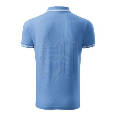 2. Malfini Urban M MLI-21915 blaues Poloshirt