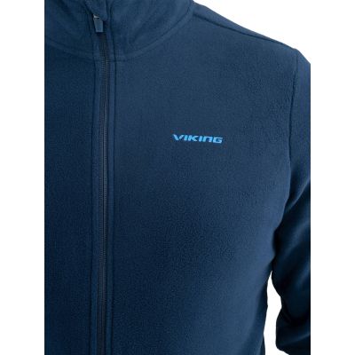 4. Herren-Fleecejacke Viking Tesero Man, marineblau, mit Reißverschluss, zum Trekking (740/24/4342/1900)
