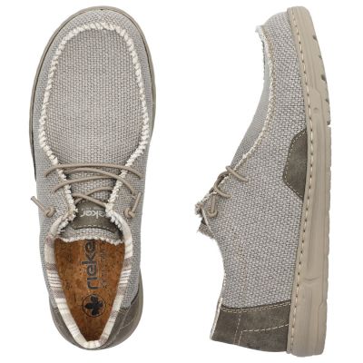 6. Herren-Schnürslipper, grau, Rieker 08600-63