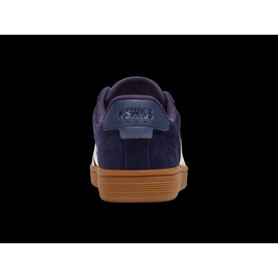 4. K-Swiss Sneakers COURT TIEBRK II SDE NAVAL ACADEMY/BRIGHT WHITE/GUM-M (09492-465-M)